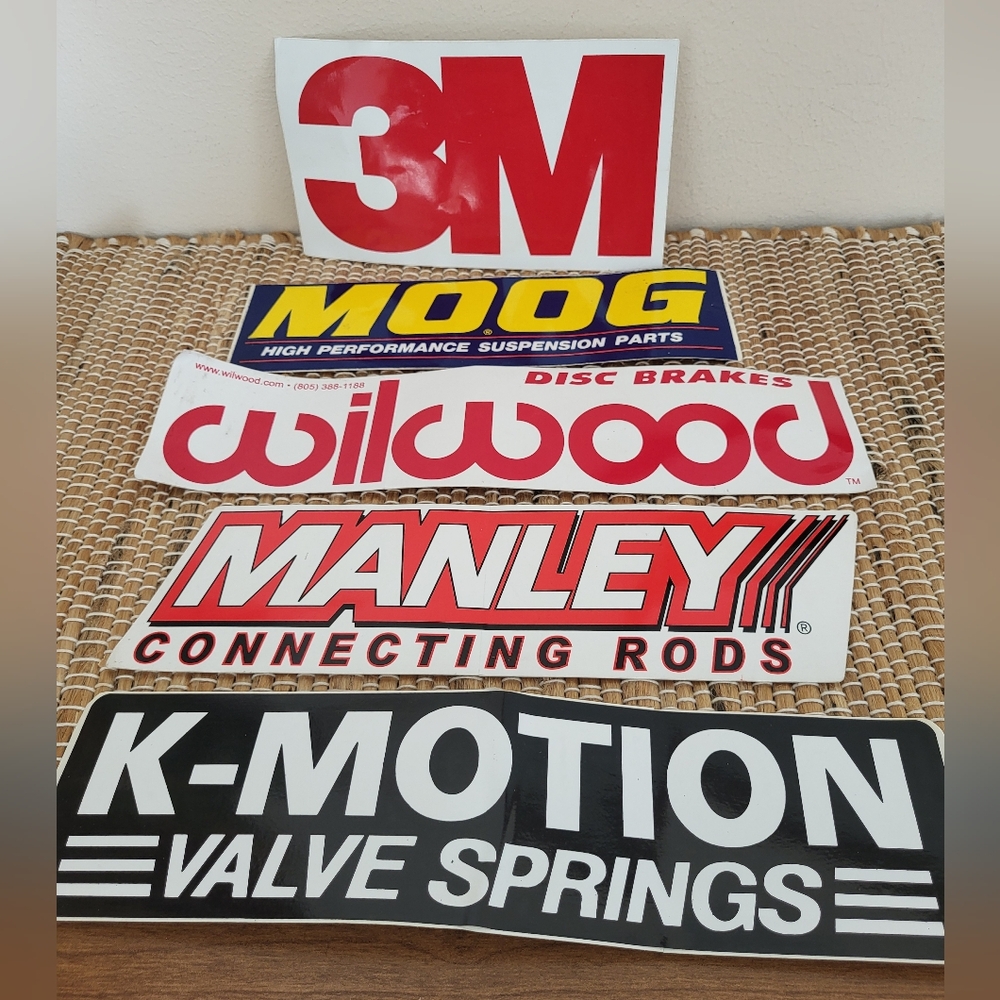 3M, Moog, Wilwood, Manley, K-Motion Sticker Set